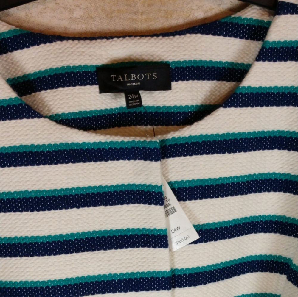 ๐ฅ Talbot's Stripe Fringe Jacket - Picture 5 of 8